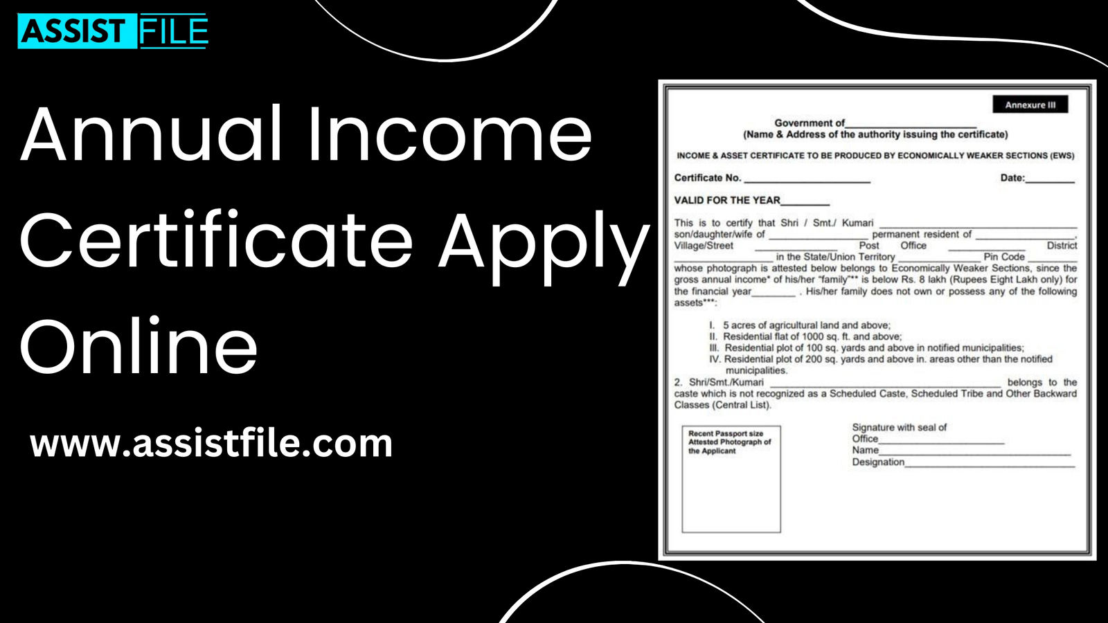 Annual Income Certificate Apply Online: A Comprehensive Guide